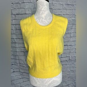 Vintage Drummond men’s yellow sweater vest size large